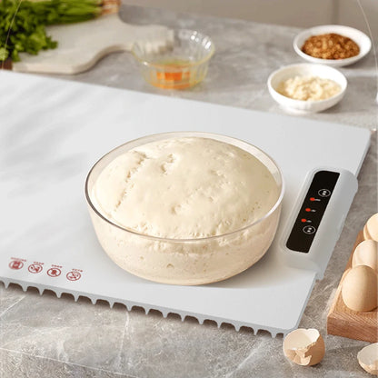 Electric Warming Tray with Adjustable Temperature for Parties & Family Gatherings - Fast Heating Silicone Plate